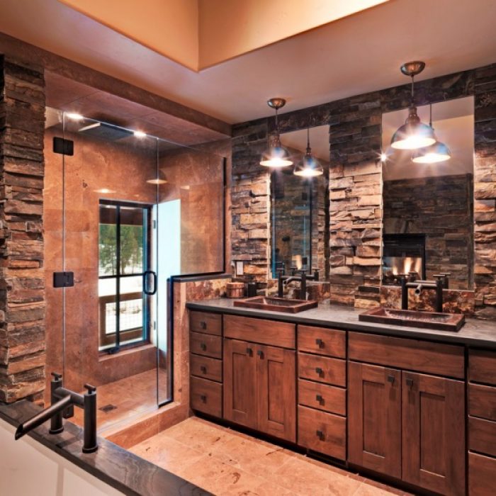 Rustic-Stone-Bathroom-Vanity-Design